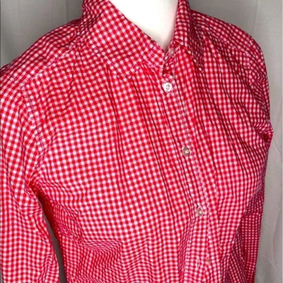 H&M L.O.G.G Checkered Button Down Shirt - Picture 1 of 7